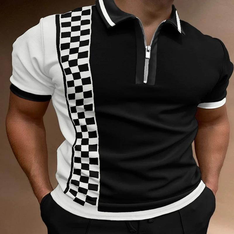 Nuevo Polo con cremallera para hombres Camisa de manga corta Moda juvenil  Polo casual suelto Camisa de hombre Camiseta de hombre comprar a buen  precio — entrega gratuita, reseñas reales con fotos —