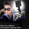 Mini LED Selfie Light Rechargeable Clip-on Fill Light 180° Adjustable for Mobile Phone Computer Video Call Makeup Photo Lighting