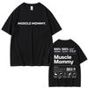 Gym Rat Muscle Mommy Pump Cover T-shirt Funny Powerlifting Workout Bodybuilding T Shirt Men Women Fitness Loose Oversized Tshirt