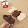 2025 Winter Kids' Versatile Fur Sandals and Cotton Slippers: Boys' Closed-Toe, Girls' Outdoor, Korean Style