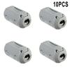 10 Pezzi TDK Anello Filtrante Soppressore di Rumore con Nucleo in Ferrite da 5mm Fascetta per Cavo RFI EMI Per Cavi da 5mm Per Cavo USB/Audio/Video Cavo di Alimentazione