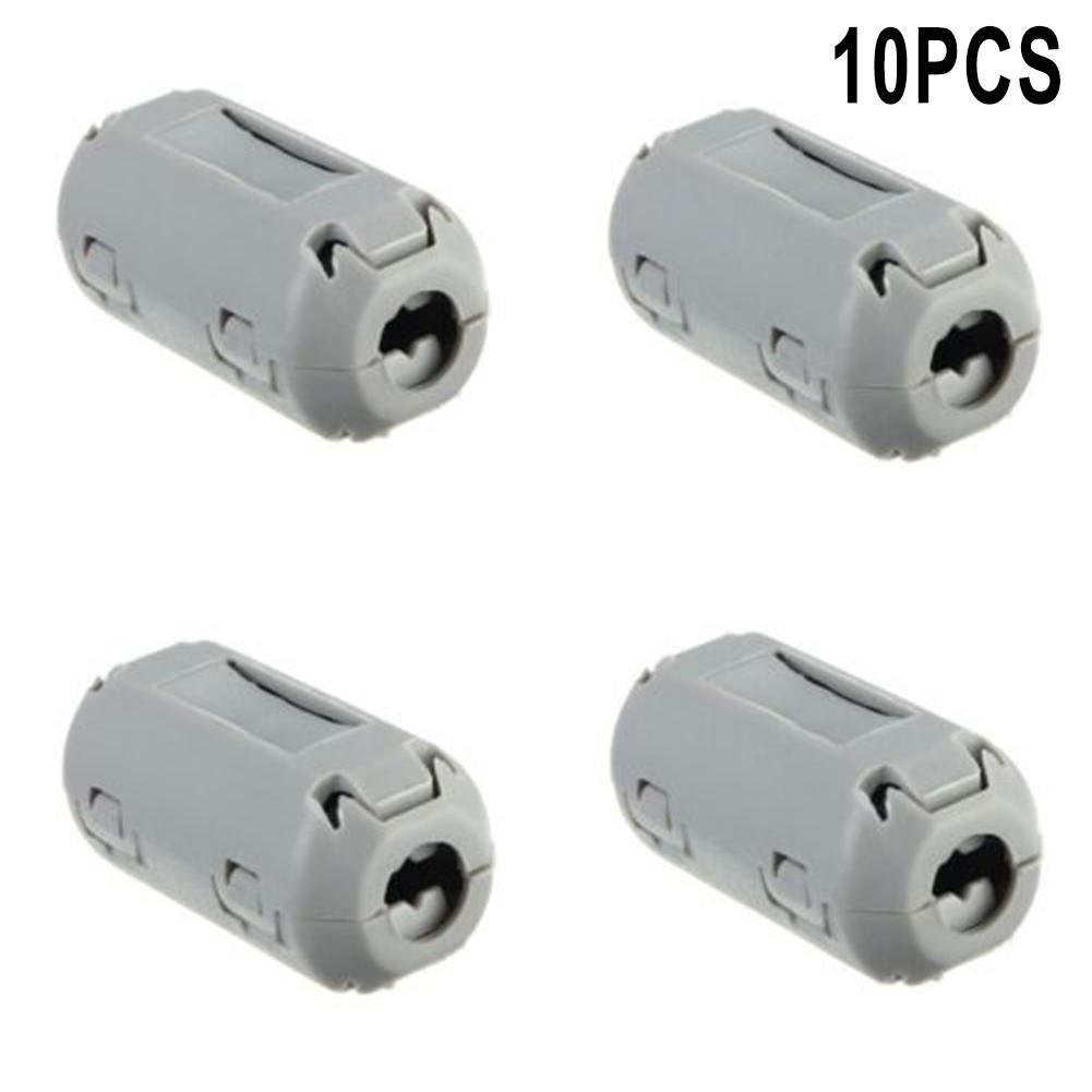 10 Pezzi TDK Anello Filtrante Soppressore di Rumore con Nucleo in Ferrite da 5mm Fascetta per Cavo RFI EMI Per Cavi da 5mm Per Cavo USB/Audio/Video Cavo di Alimentazione