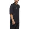 adidas T Shirts Men's Black Crew Neck Moderate Straight Fit GF3980