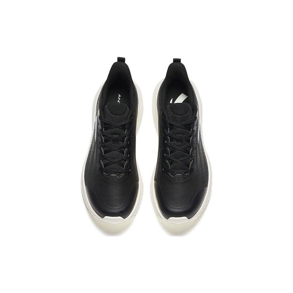Anta Light Cloud Cushioning, Wear Resistant Low Top Running Shoes Women's Black 122345530-5