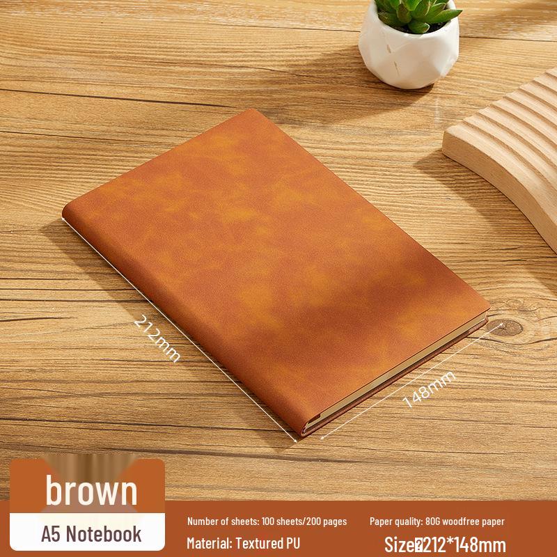 Creative Business A5 Notebook - Customizable Meeting & Student Stationery