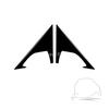 Piano Black Front Window Triangle A-pillar Cover Trim For  FX 09-13 QX70 14+