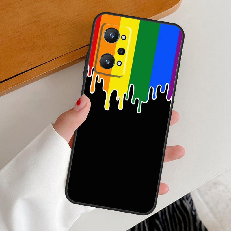 Gay Pride Rainbow Flag For Realme 15 Pro GT7 GT6 10 11 12 13 14 Pro Plus C67 C63 C61 C55 C51 C53 C35 C75 C65 Case