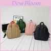 Trendy And Breathable Kids Backpack Large Capacity Simple Solid Color Design