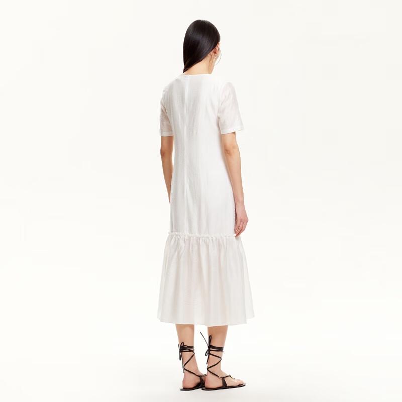 VEROMODA 2025 Spring Pleated Hem A-Line Dress