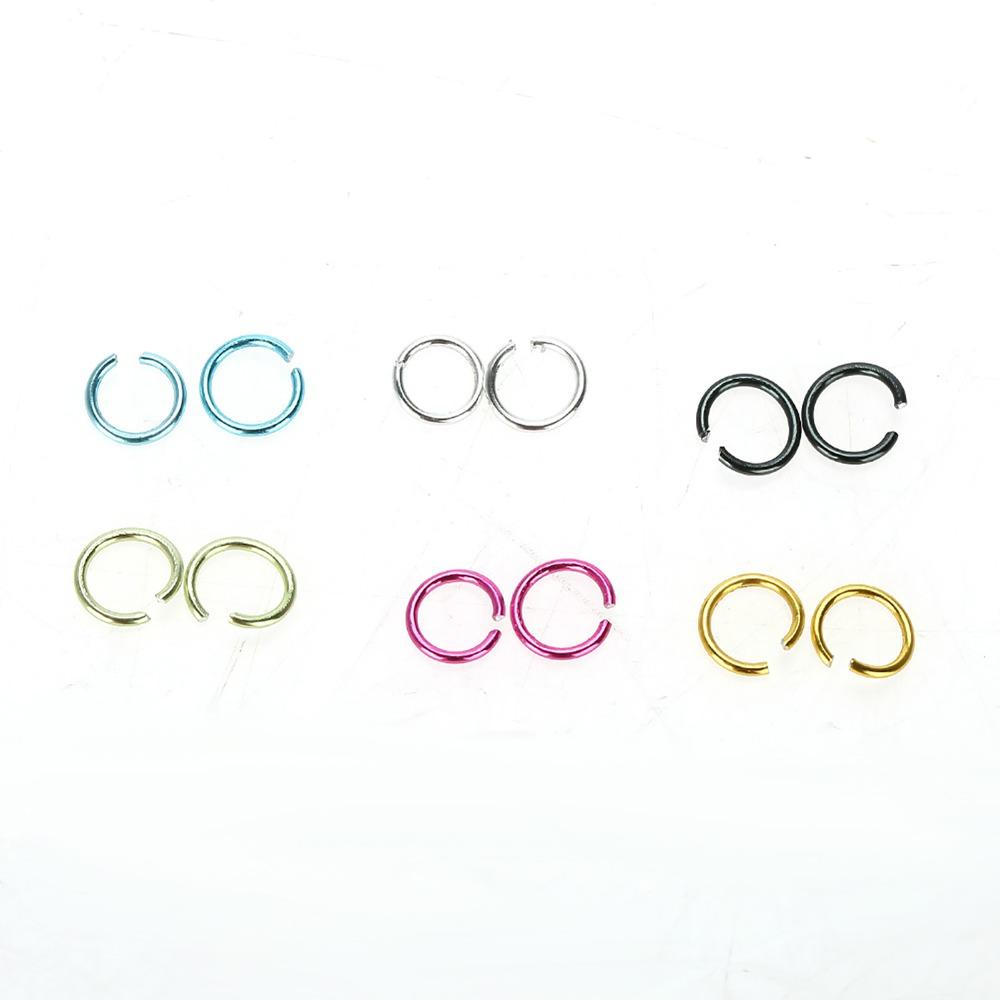 Plastic Box Jump Rings Multiple Colors Connector Ring Colorful Jewelry Findings  DIY Jewelry Craft