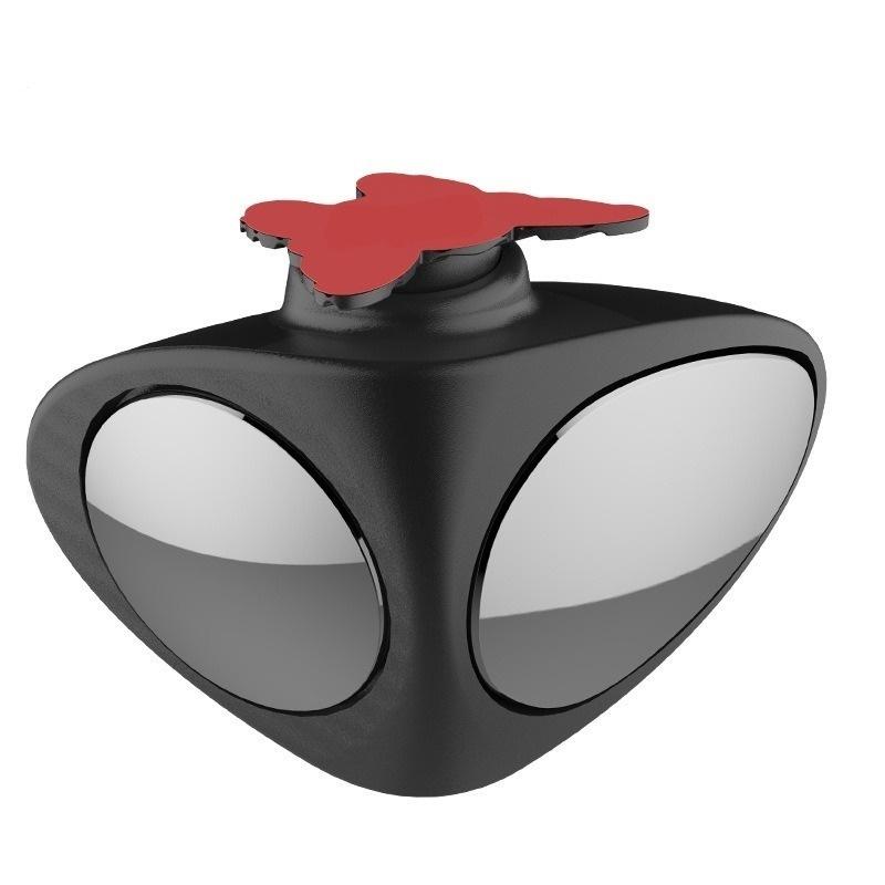 1 Stück Auto Toter Winkel Spiegel 360 Grad Konvex Drehbar 2 Seiten Automobil Außen Rückspiegel Parkspiegel Sicherheitszubehör