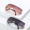 One-Piece Rimless Sunglasses, Personalized Hip-Hop Y2K Large-Frame Glasses For Women