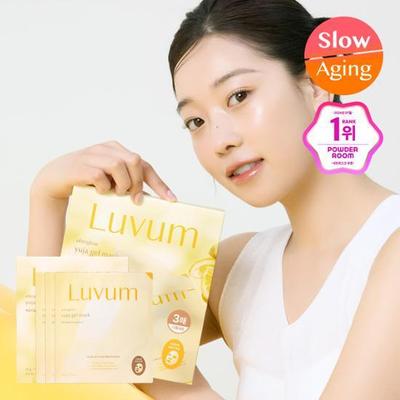 Lovium After Glow Yuzu Gel Mask 3 Sheets