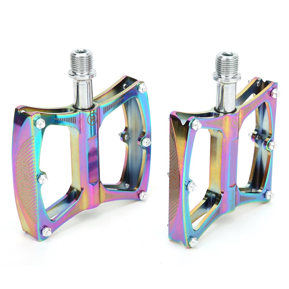 Mountain Bike   Accessories Left Right Non-slip Aluminum Alloy Bearing Pedals(Multiple Colors )