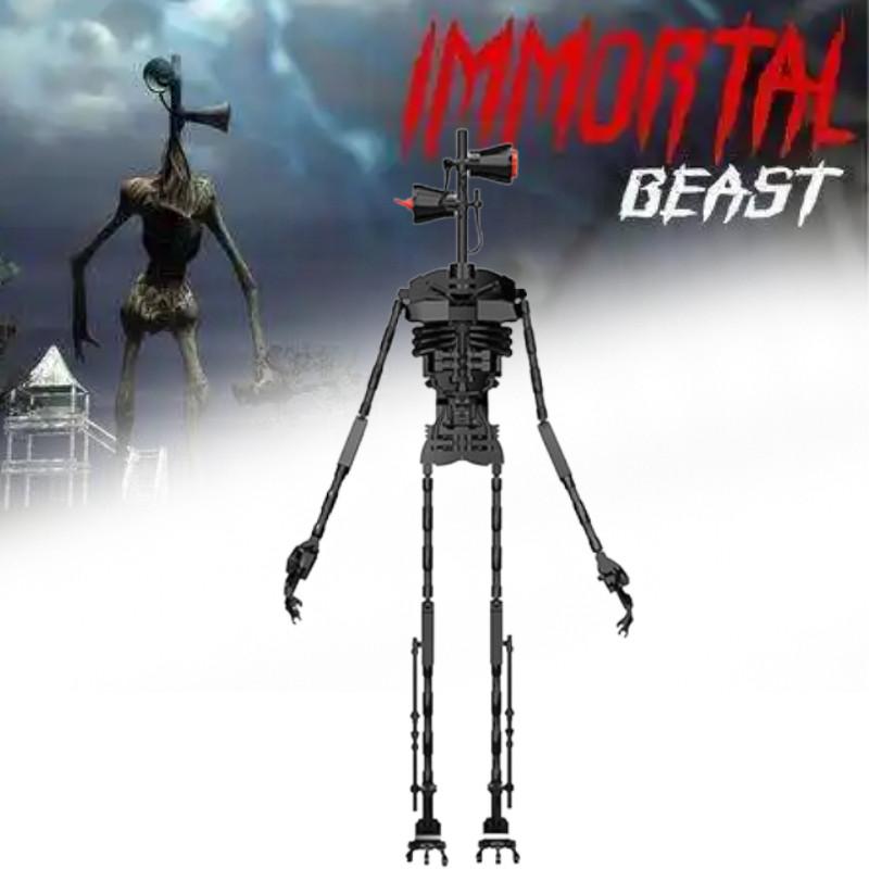 Town Game Terror Monster Siren Head Building Blocks Toys For Children Gifts