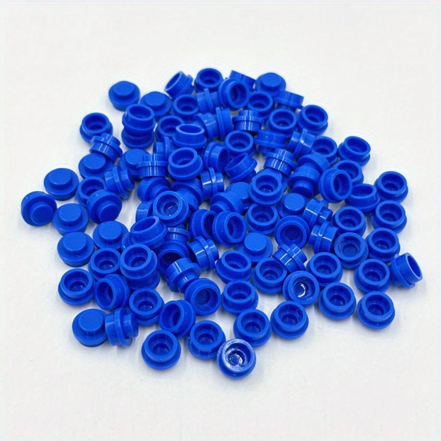 100pcs DIY Building Blocks 1x1 Round Plate Pixel Art Kit Brick Bulk Compatible 4073 Anime Figure Enlighten Gift for Children