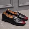 Trendige Klassische Herren Business Freizeitschuhe für Männer Oxfords Loafers Leder Formelles Schuhwerk Schwarz Hochzeitsfeier Männlich Kostenloser Versand