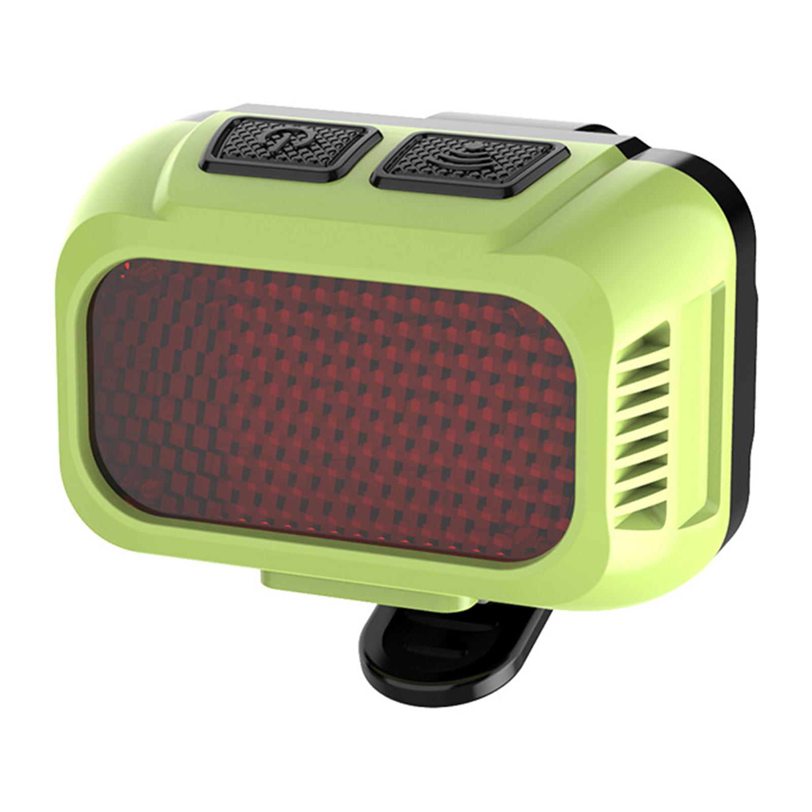 

Type-C Powered Led Tail Light Rechargeable Mountain Bike Lamp Easy Install for Experience Night Road Trips Camping Adventures зелёный