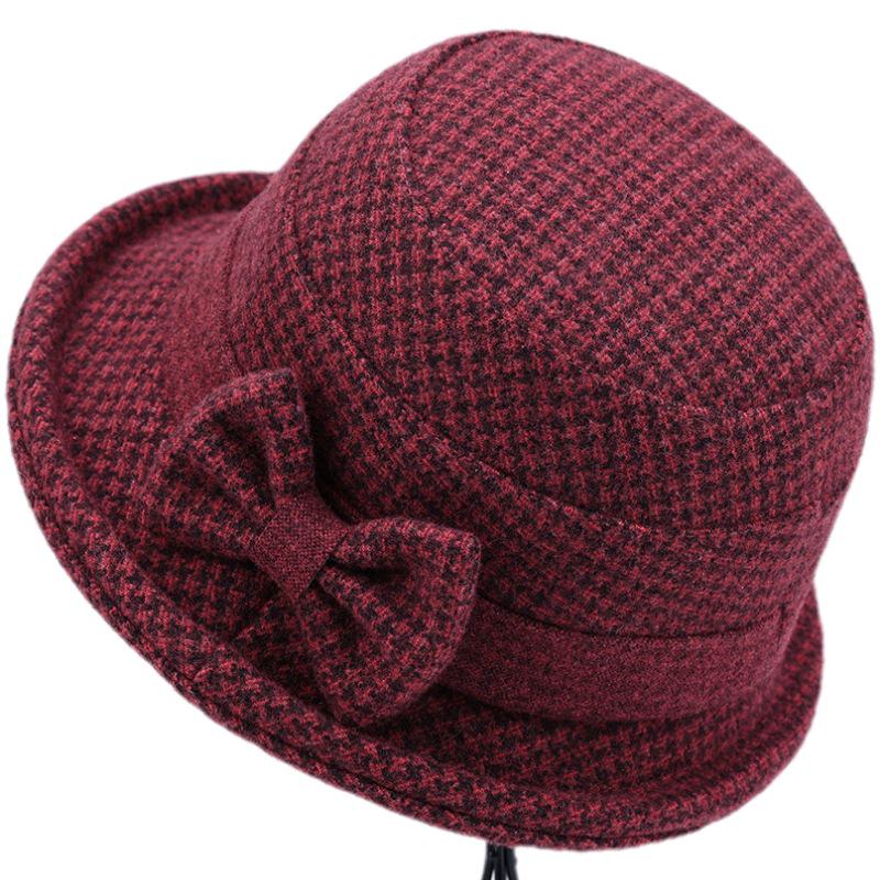 Chapeau de pêcheur d'automne et d'hiver pour femmes de tous âges - Style Fedora chaud