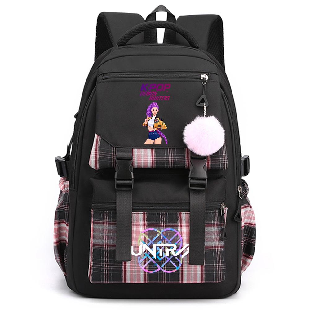 Anime Cute Cartoon K-Pop Printed Large Capacity Backpack for Teenger Student Girl Boy Schoolbag Bookbag Kid Gift Women Waterproof Travel Bag Mochila