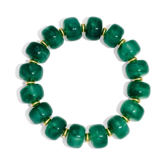 

Boho Beaded Bracelets Colorful Acrylic Beads Bracelets Adjustable Length Lightweight Bracelets Lightweight Jewelry for Women Girls Daily Wear and J