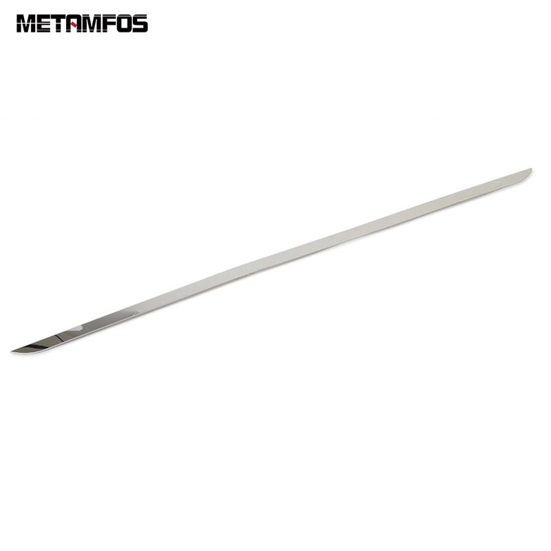 For Volkswagen VW T-ROC TROC 2018-2024 2025 Stainless Steel Rear Trunk Lid Tail Door Handle Strip Trim Accessories Car Styling