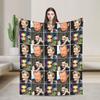 Johnny Hallyday Rock Star Blanket Fleece Summer Air Conditioning Portable Soft Throw Blanket for Sofa Car Plush Thin Quilt