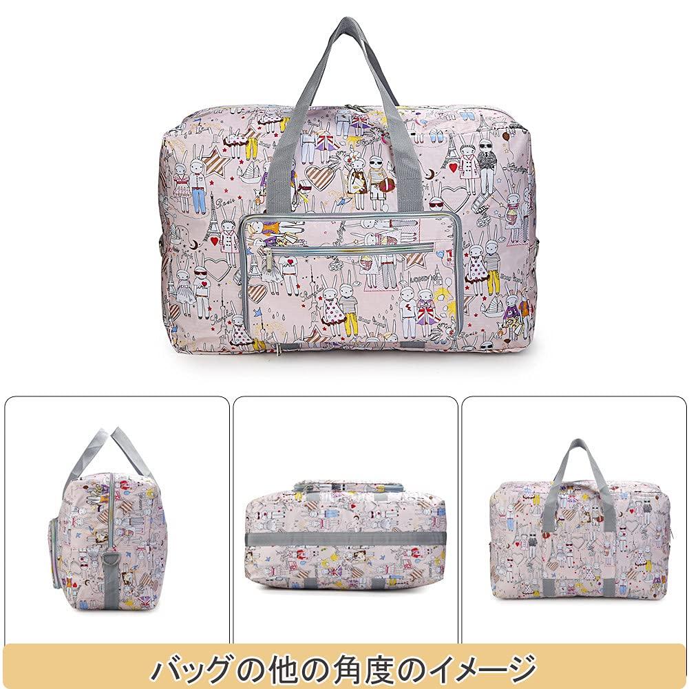 Boston Tasche mit großem Fassungsvermögen, 50L, faltbar, leicht, wasserabweisend, Krankenhaustasche, niedliche Boston Tasche für Damen, großes Fassungsvermögen, Schuhfach, Koffer