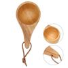 Rubberwood Wooden Drinking Cup 30ml/1oz Capacity Portable Wood Mug Wooden Coffee Cup  Parties