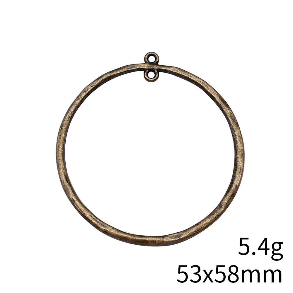 Valentine's Day Accessories Women Water Drop Moon Connector 2 Hole Pendants For Earring Accessories Parts Cheap Cute Stuff Accessory Parts