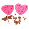 Delicate Butterfly Dragonfly Soap Mold Silicone Craft Mold Handmade Soap Bar Craft DIY Coloring Painting Model DIY Craft