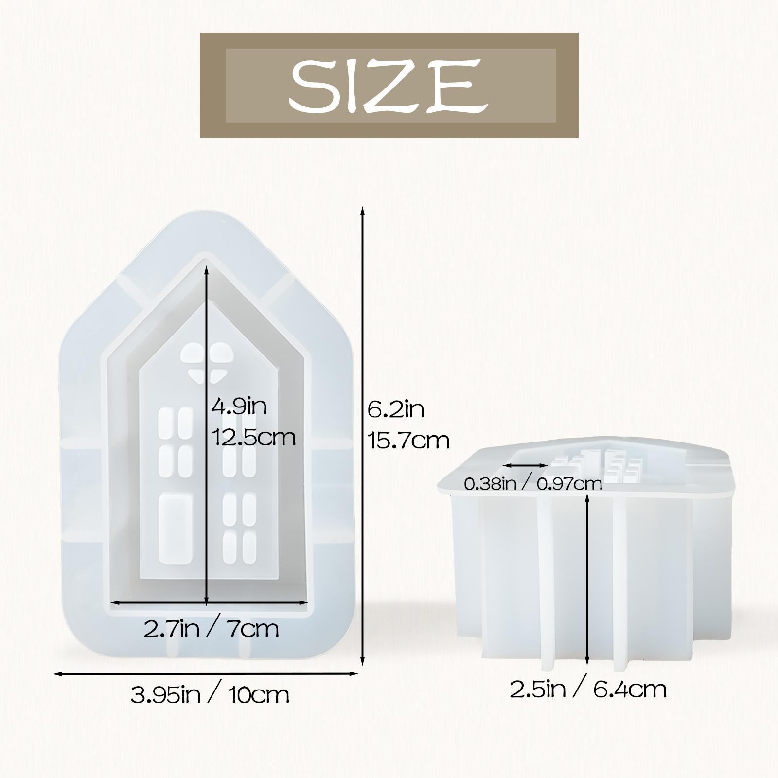 

Дом силиконовые формы бетонные окна любовь дом ремесла подсвечник смоляные формы рождественские украшения гипсовые формы украшения дома