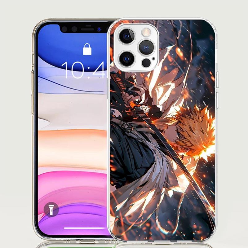 Kurosaki Ichigo Bleach Phone Case For iPhone 17 Air 16 15 Plus 11 14 Pro Max 13 Mini 12 7 8 + SE Pattern Art Customized Cover 17