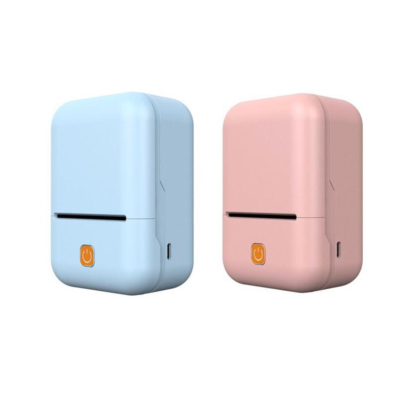 Label Paper Printer Mini Portable Label Thermal Printer Educational Supplies Name Sticker Printer for Student Title Error Note