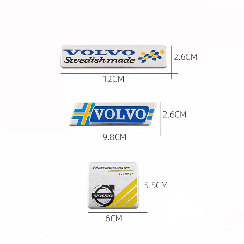 Volvo Badge Body Sticker Car Specific Decals Accessories For XC90 V90 V60 XC60 V40 EC40 EX40 S80 S60 S90 C40 XC40 V70 XC70 C30 C