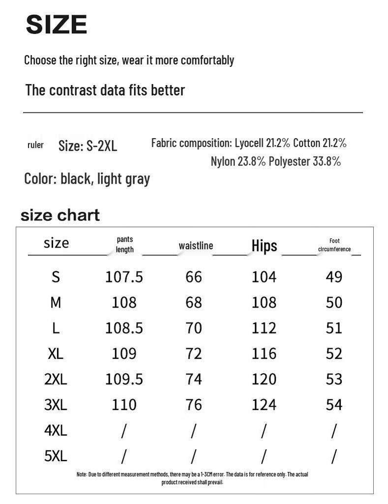 AOGZ Unisex Loose Straight Leg Casual Trousers