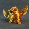 Cute Mini Owl Ornament Plastic Desktop Decorations Car Home Bonsai Decorations 3D Printing Creative and Novel Gifts