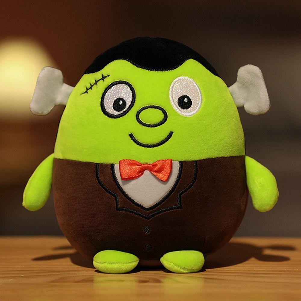 Frankenstein Pumpkin Party Prop Bat Stuffed Toy Halloween Plush Toy Funny Halloween Doll Plush Doll