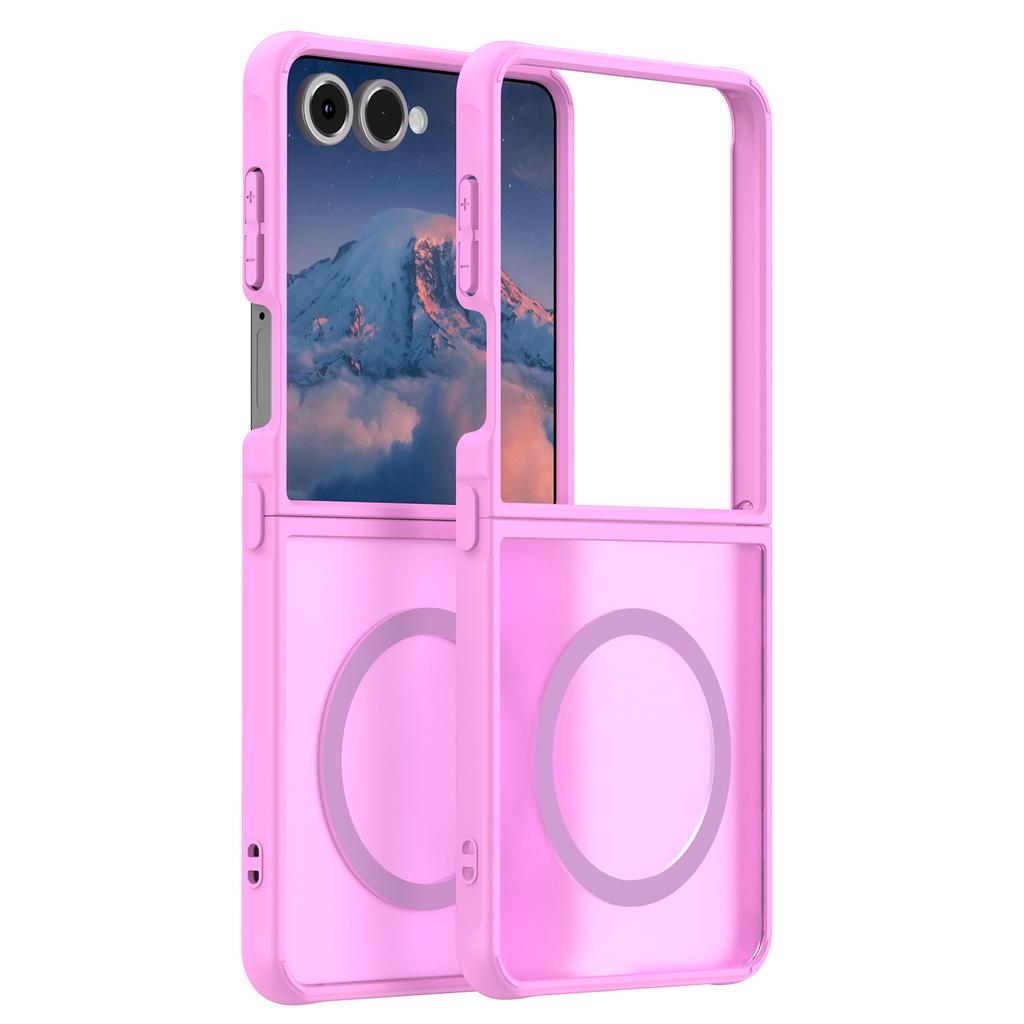 Samsung Galaxy Z Flip 7 Phone Case,Magnetic Shockproof Phone Case,Bumper Hybrid Cover for Samsung Galaxy Z Flip 7