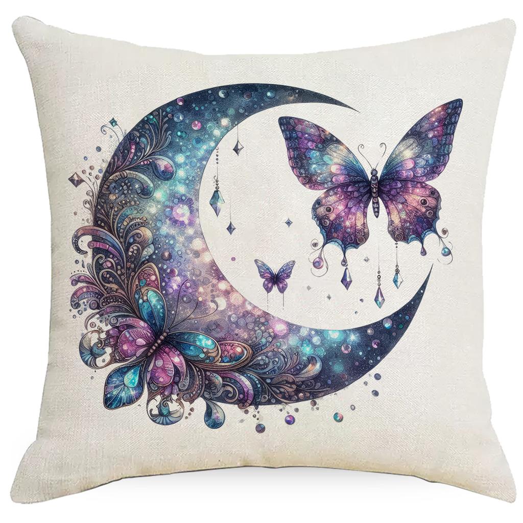 Fantasy and Mysterious Moon Printed Sofa Pillow Living Room Decorative Seat Cushion Pillow