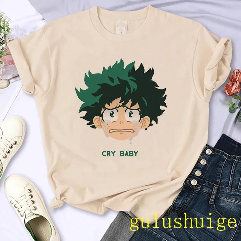 Japanese Anime My Hero Academia T Shirt Women Boku No Hero Academia Manga T-shirt Bakugou Himiko Toga Graphic Tees Tshirt