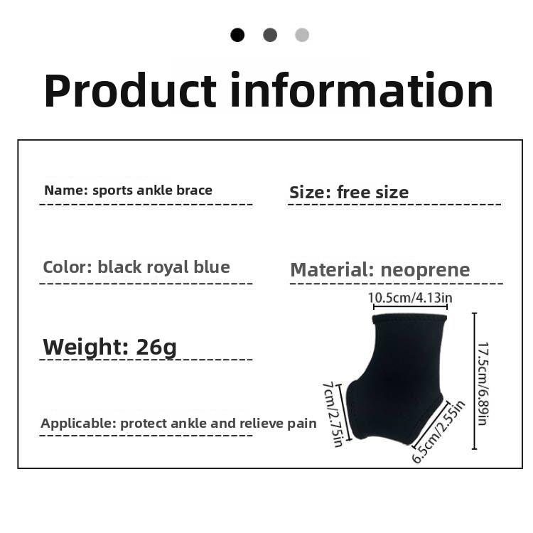 Sports Ankle Protection Running Fitness Ankle Protection Anti-sprain Foot Pressure Elastic Ankle Protection Cover Neoprene