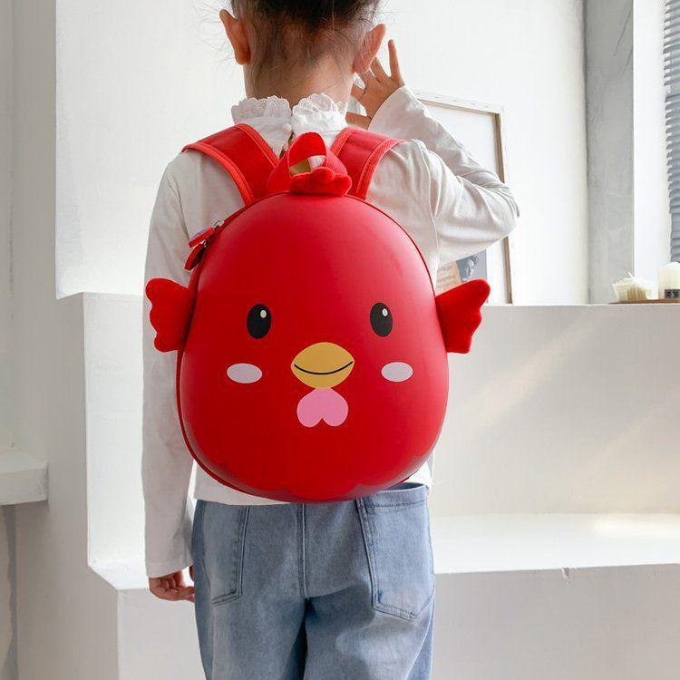 Duck Chicken Bee Elephant Ladybug Patterns Animal Backpack Kids Gift Schoolbag