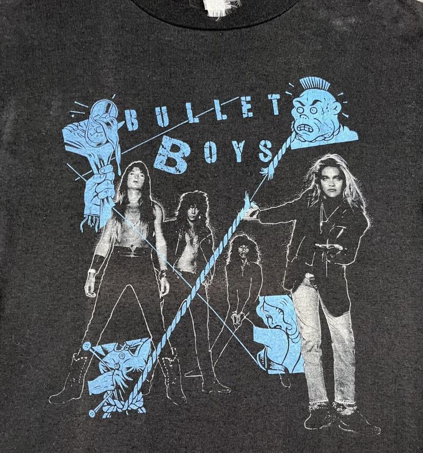 BulletBoys Hair Metal Black Unisex T-Shirt Cotton Full Size TS391 Unisex T-Shirt XXXL