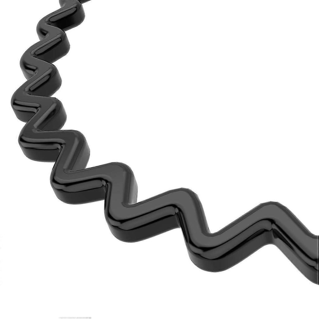 Wavy Headbands Plastic Skinny Thin Non-Slip Flexible Hair Bands Simple Hoops Hair Accessor