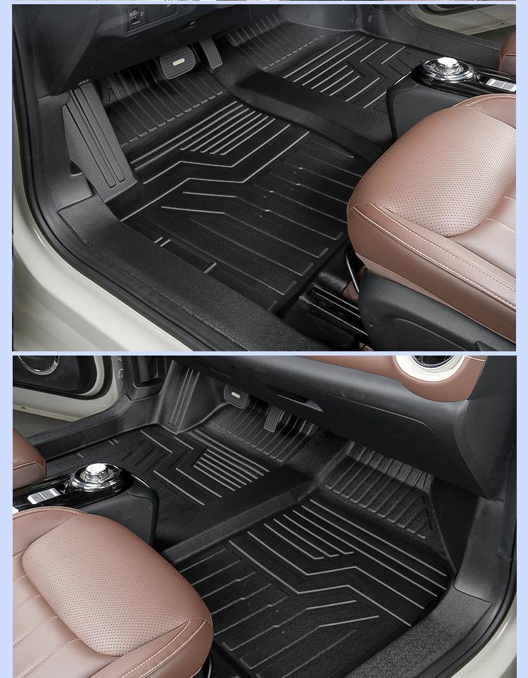 25-Style TPE Floor Mats: Full Coverage Decorative Set for Geely Panda Mini Knight Karting