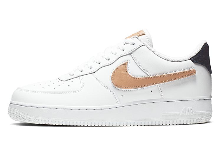 Nike Air Force 1 Low Removable Swoosh Pack White Vachetta Tan CT2253-100 40.5