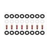 8 PZ Kit Servizio Iniettore Carburante O-Ring 0280156101 Adatto Porsche Cayenne S 4.5L