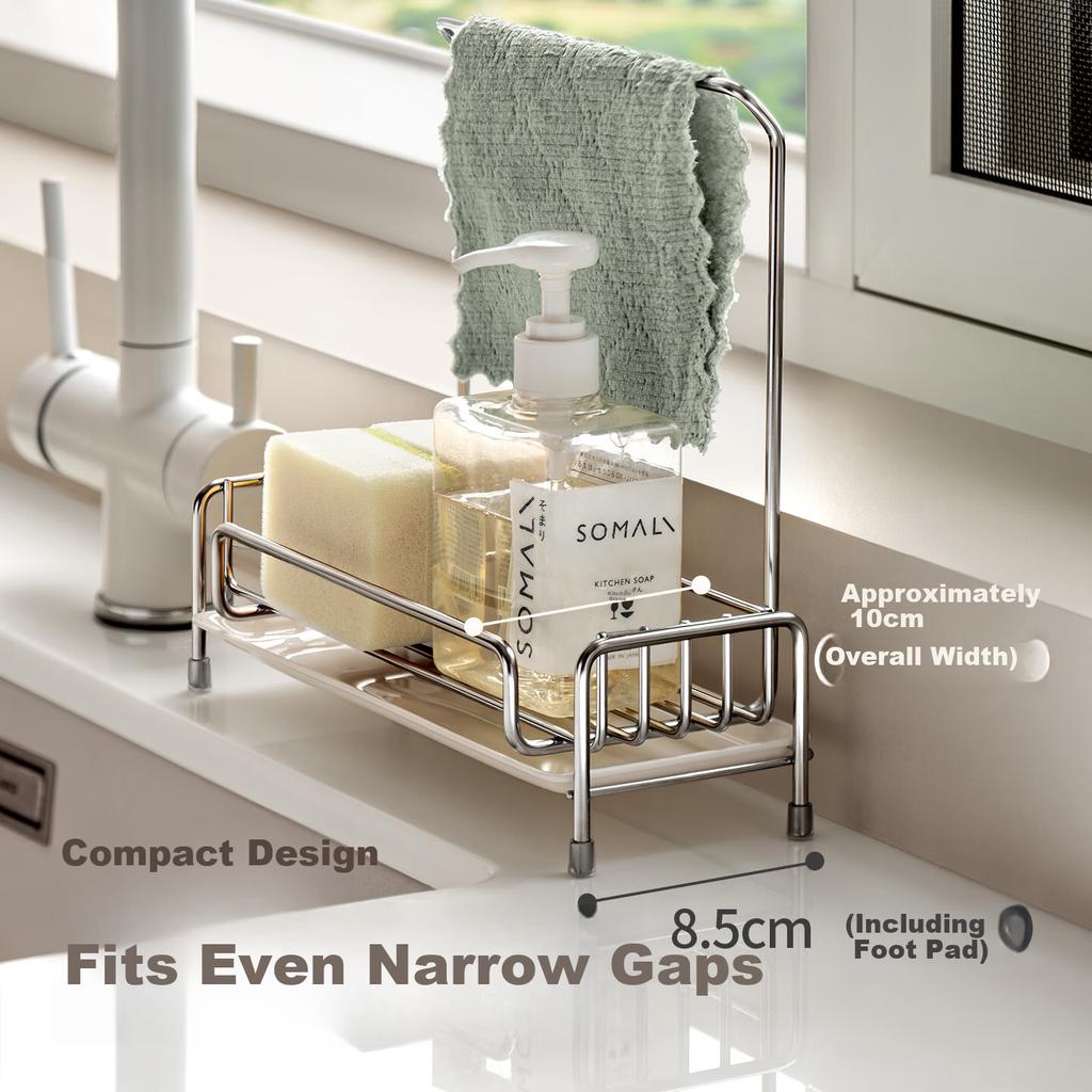 Lazy Corner Kitchen Storage Rack Draining Rack Cloth Hanging Rack Sponge Cloth Rack Sink-side Household Kitchen Rack Draining Basket