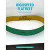 Perimeter 850mm-2100mm Yellow Green Nylon Sheet Flat Transmission Belt